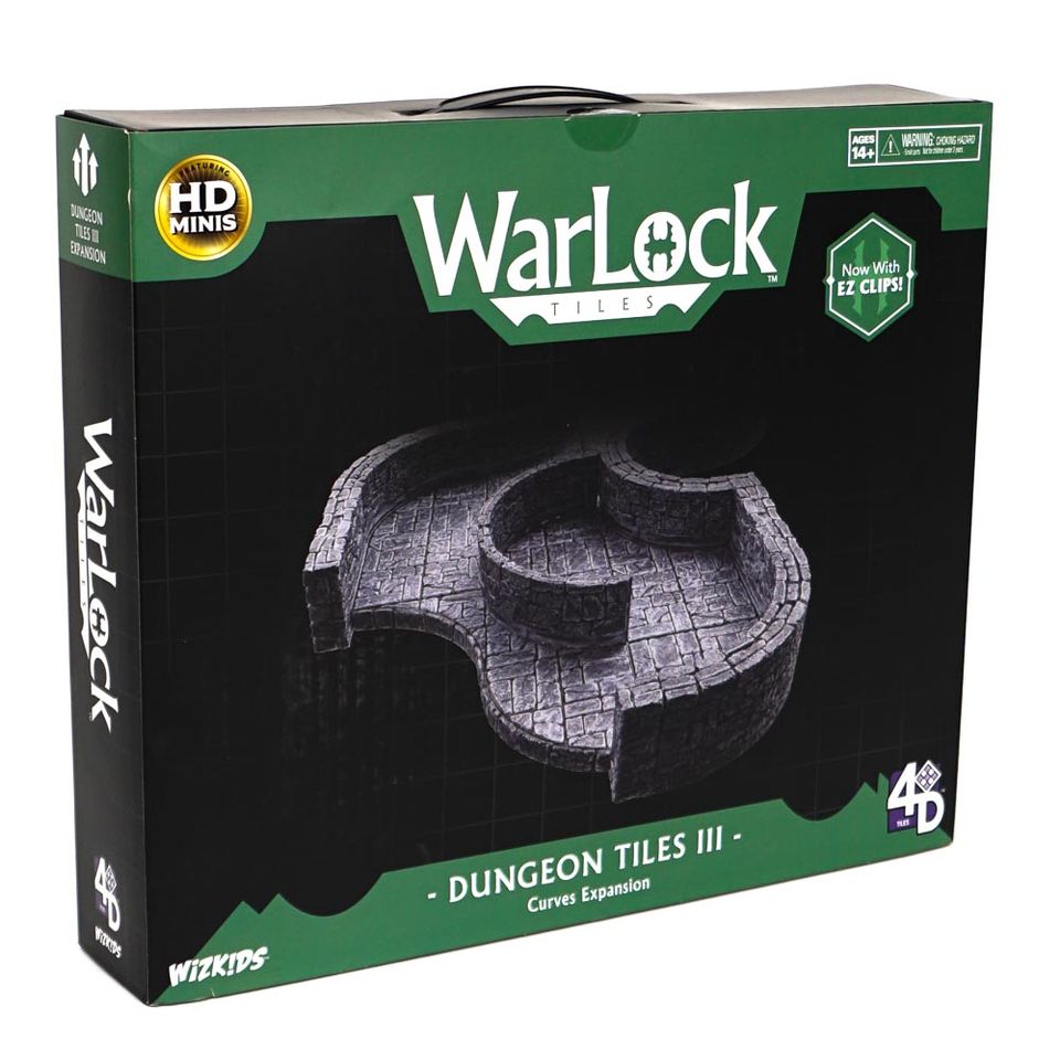 WarLocK Tiles: Dungeon Tiles III - Curves Expansion image