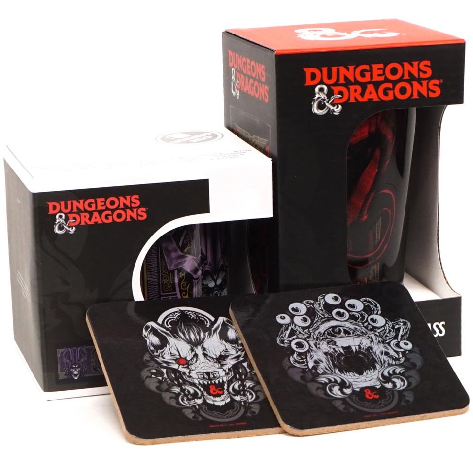 Dungeons & Dragons : Pack verre XXL + Mug + 2 sous-verre image
