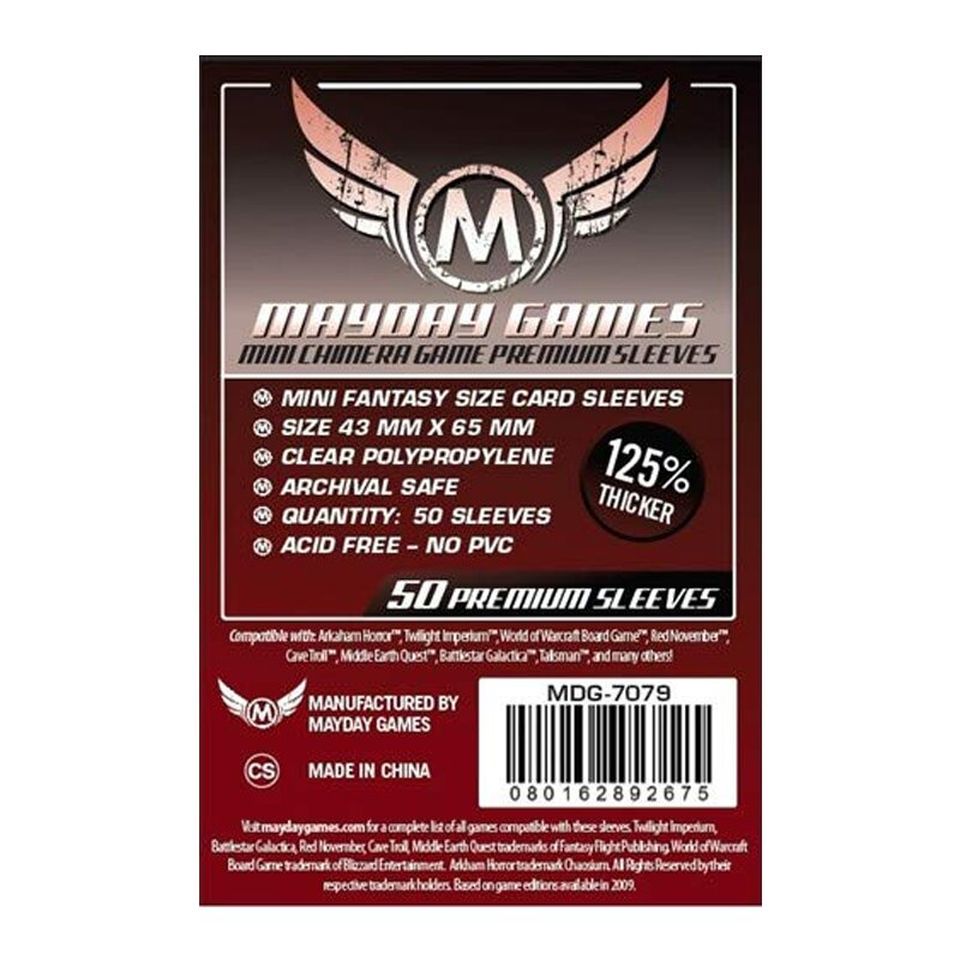 Protège-cartes : Mayday Games Card 43x65mm Mini Chimera PREMIUM image