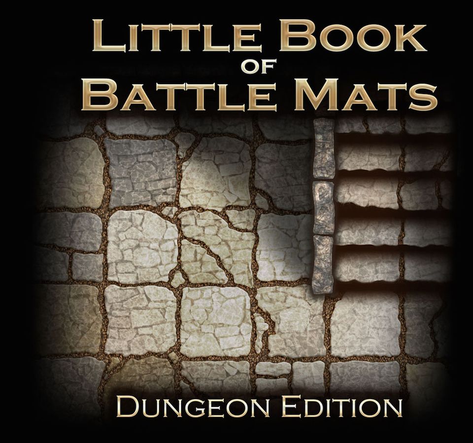 Little Book of Battle Mats: Dungeon Edition image