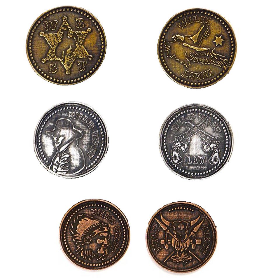 Legendary Metal Coins - Wild West Coin Set image