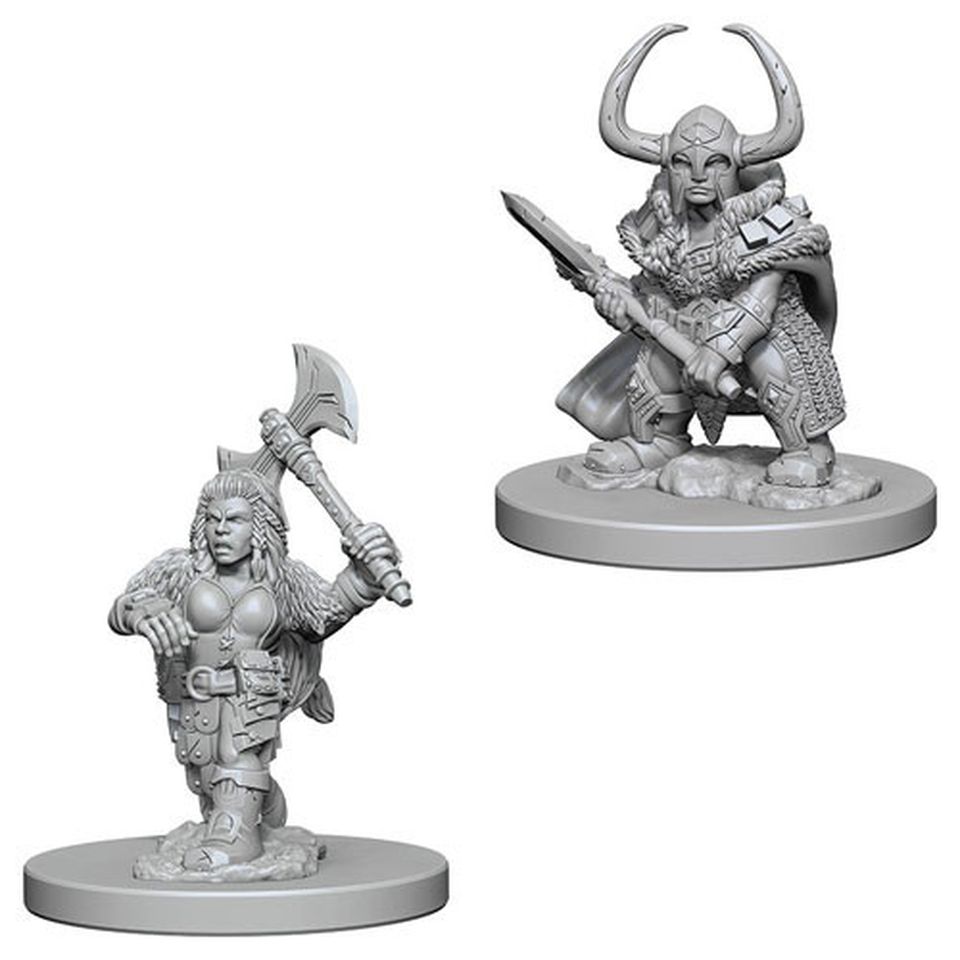 D&D Nolzur's Marvelous Miniatures: Dwarf Barbarian (F) image