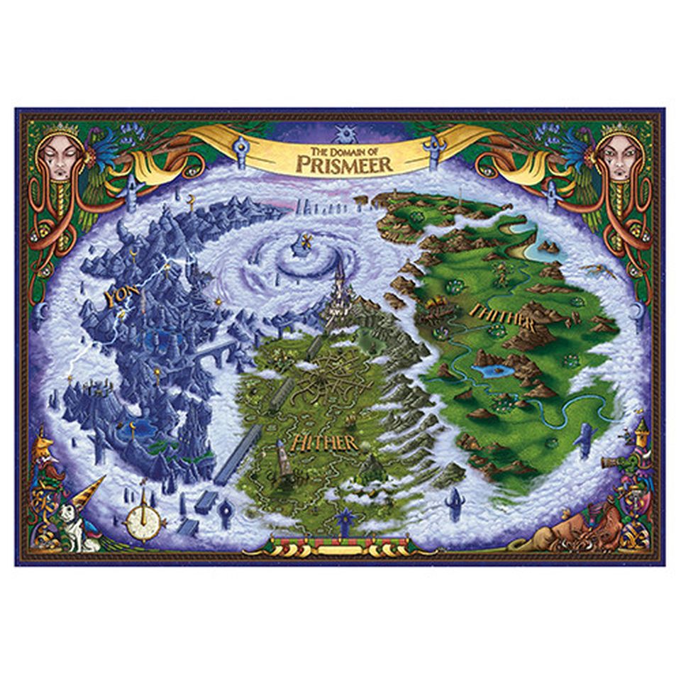 D&D Icons of the Realms: The Domain of Prismeer and The Witchlight Carnival Wall Map image