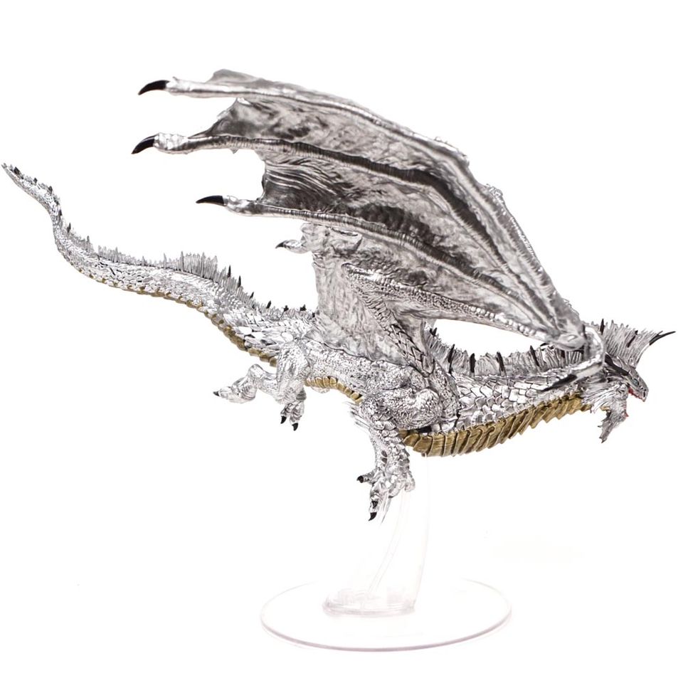 D&D Icons of the Realms: Adult Silver Dragon / Dragon d'argent adulte image