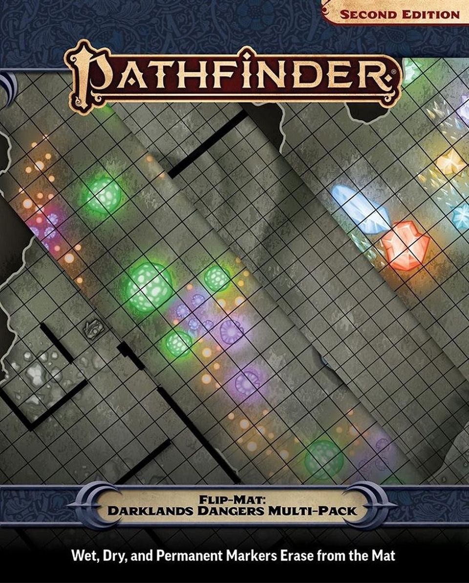 Pathfinder Flip-Mat: Darkland Dangers Multi-Pack image