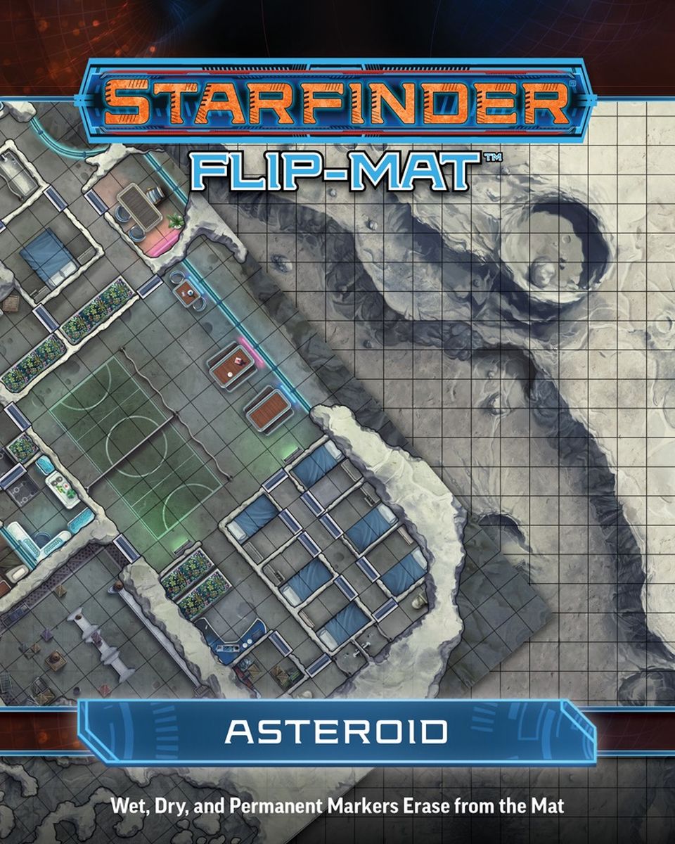 Starfinder Flip-Mat: Asteroid image