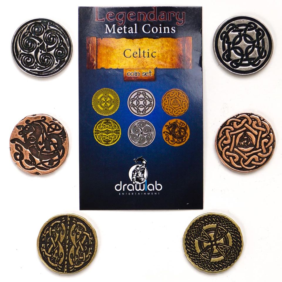 Legendary Metal Coins - Celtic coin set image