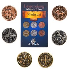 Legendary Metal Coins - Medieval coin set