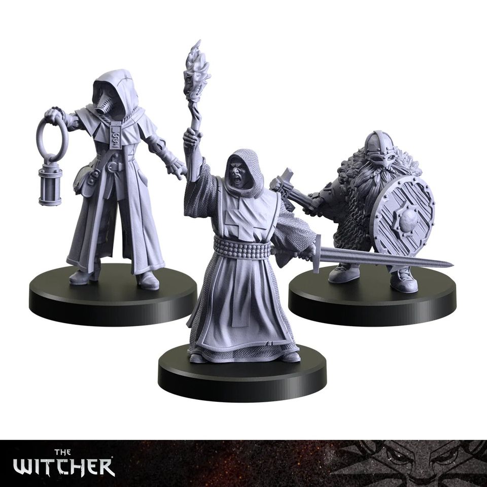 The Witcher: Classes set 3 - Doctor, Priest, Man-at-Arms image