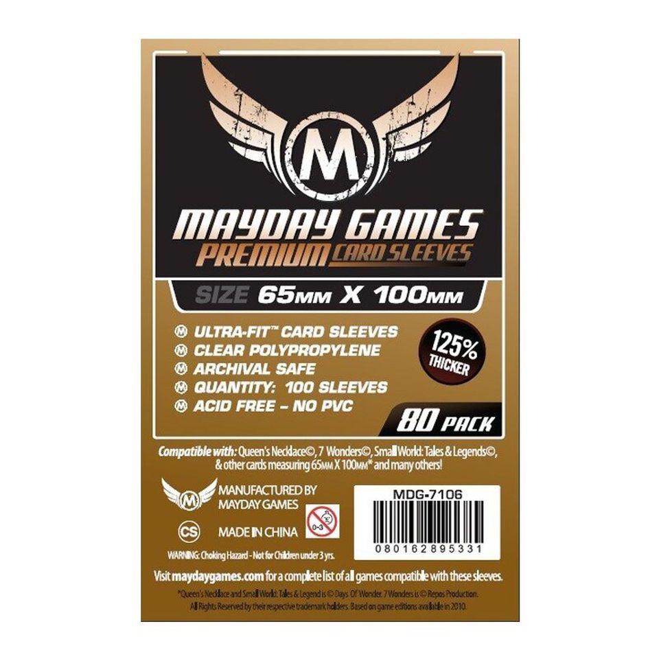 Protège-cartes : Mayday Games Card Sleeves 65x100 7 Wonders PREMIUM image