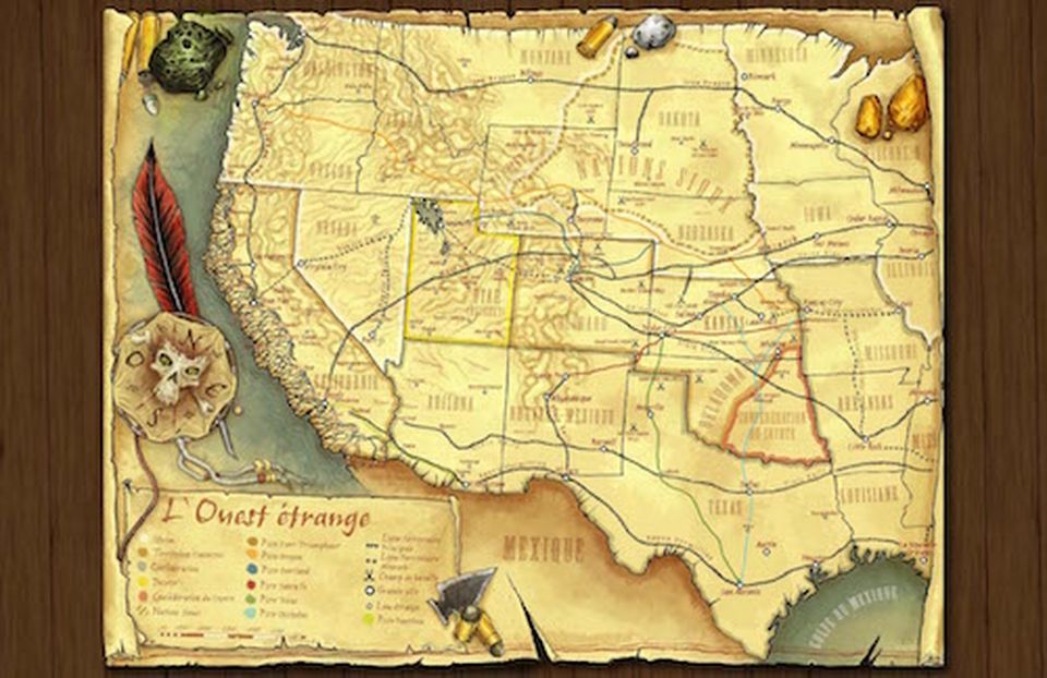 Deadlands Reloaded - Carte de l'Ouest sauvage image