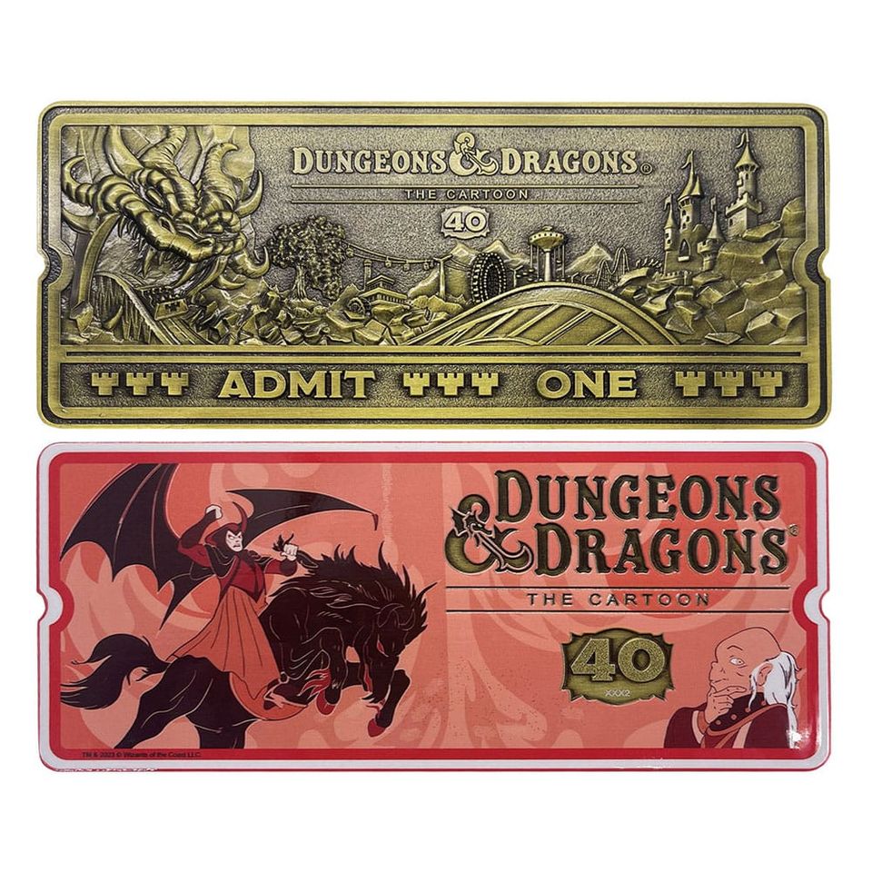 Dungeons & Dragons : 40th Anniversary Rollercoaster Ticket Limited Edition image