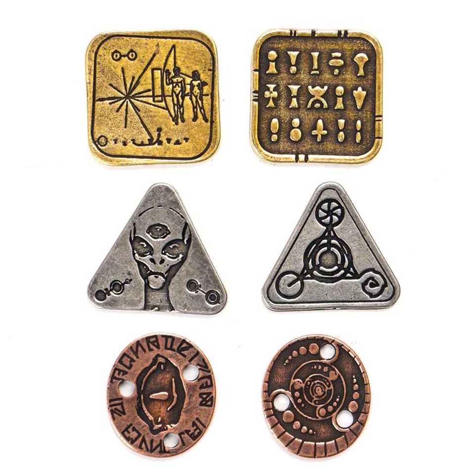 Legendary Metal Coins - Alien Coin Set image