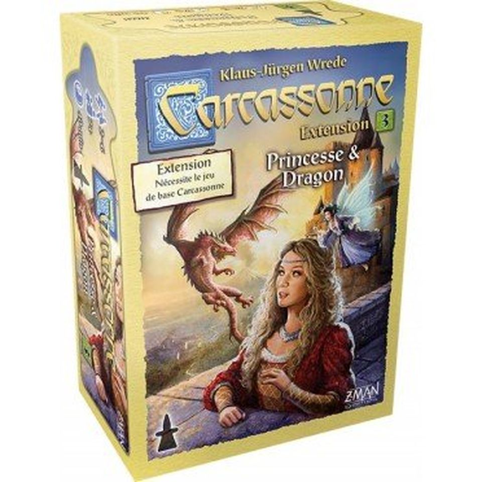 Carcassonne : Extension 3 - Princesse et Dragon image