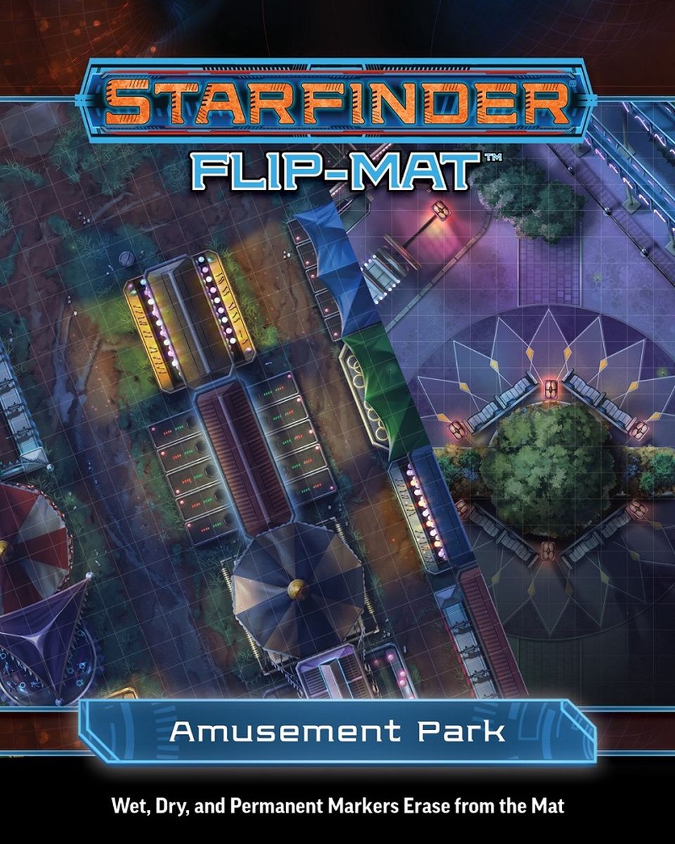 Starfinder Flip-Mat: Amusement Park image