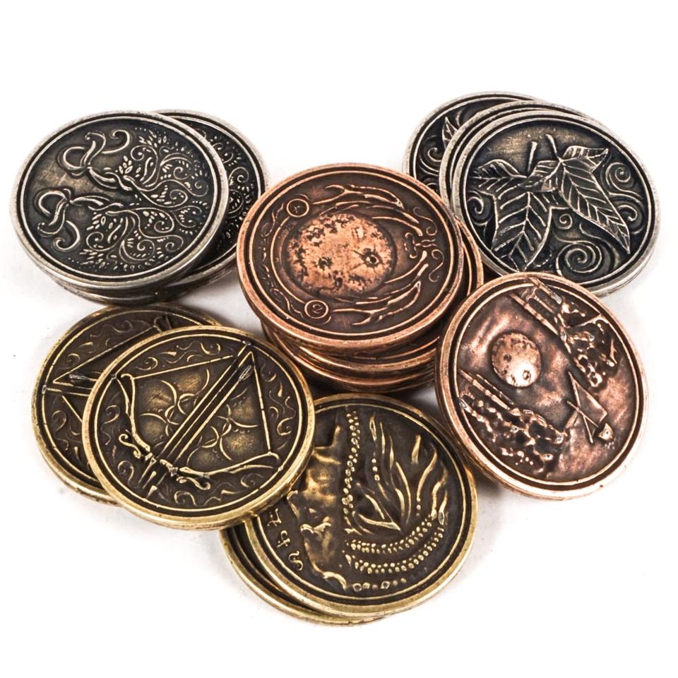 Legendary Metal Coins - Forged Elven coin set image