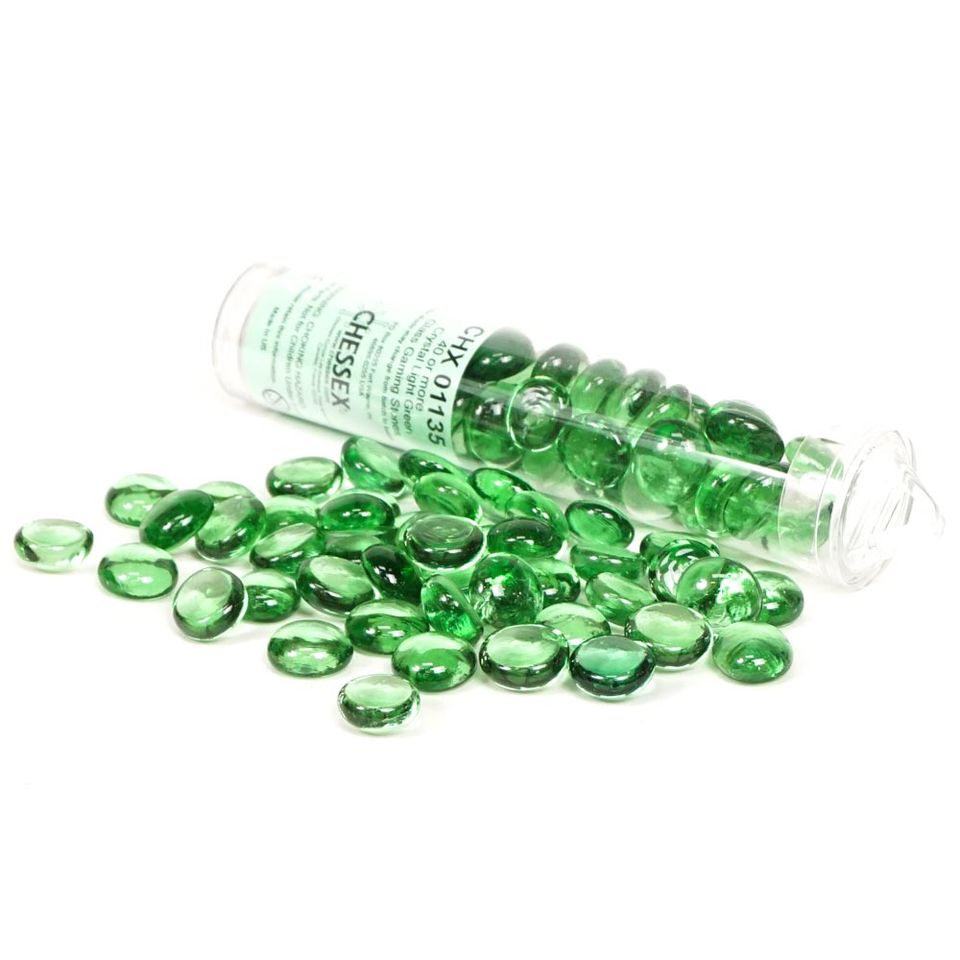 Jetons en verre : Crystal Light Green CHX01135 image