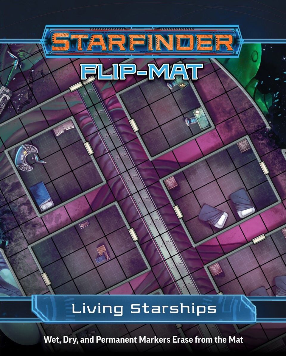 Starfinder Flip-Mat: Living Starships image