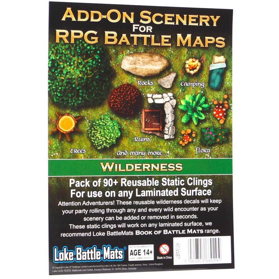 Add-On Scenery for RPG Battle Mats: Wilderness image