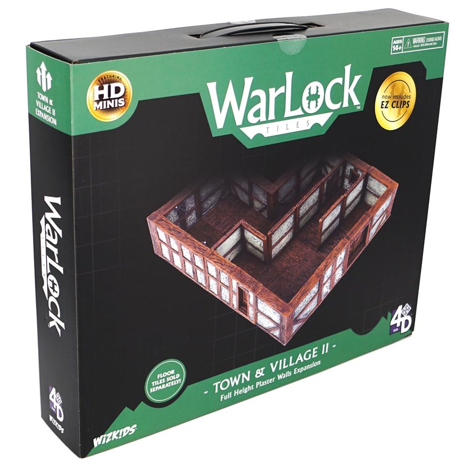 WarLocK Tiles: Town & Village II - Full Height Plaster Walls Expansion image