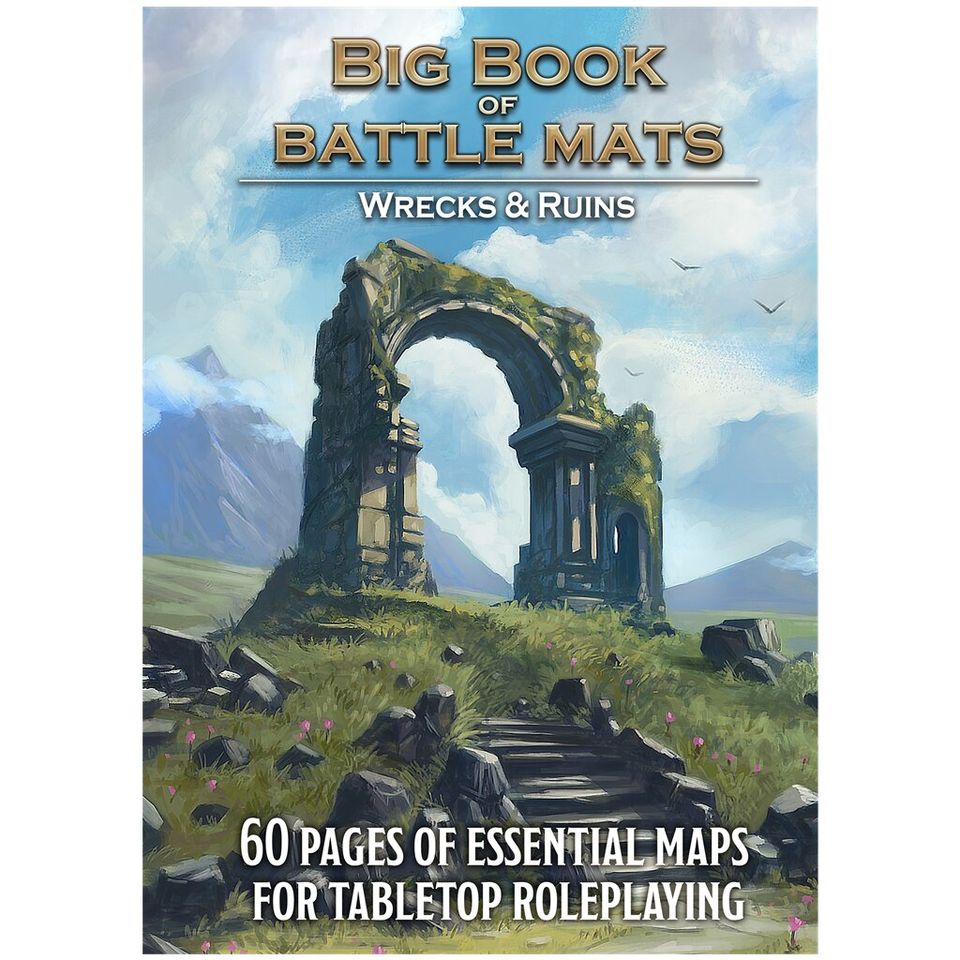 Big Book of Battle Mats : Wilds, Wrecks & Ruins image