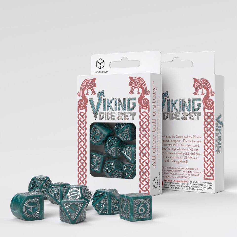 Set de dés : Viking Mjolnir (Modern d4) image