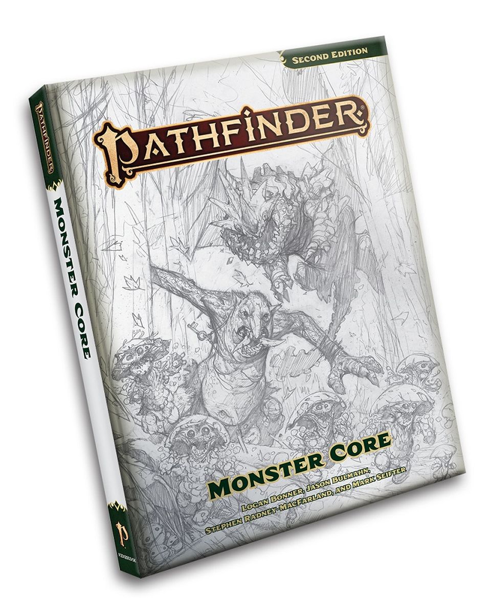Pathfinder 2E: Monster Core Sketch Cover VO image