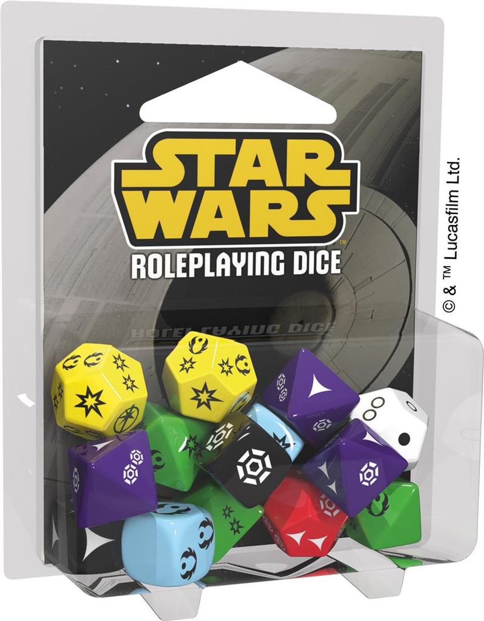 Star Wars : Set de dés (Confins de l'Empire, L'Ère de la Rébellion, Force et Destinée) image