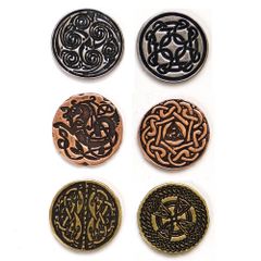 Legendary Metal Coins - Celtic Coin Set