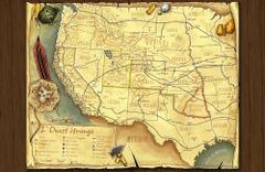 Deadlands Reloaded - Carte de l'Ouest sauvage