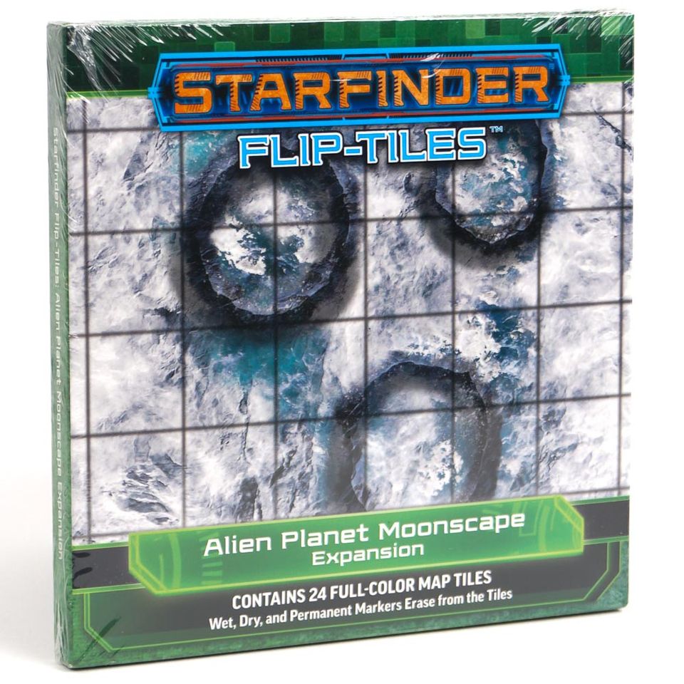 Starfinder Flip-Tiles: Alien Planet Moonscape Expansion image