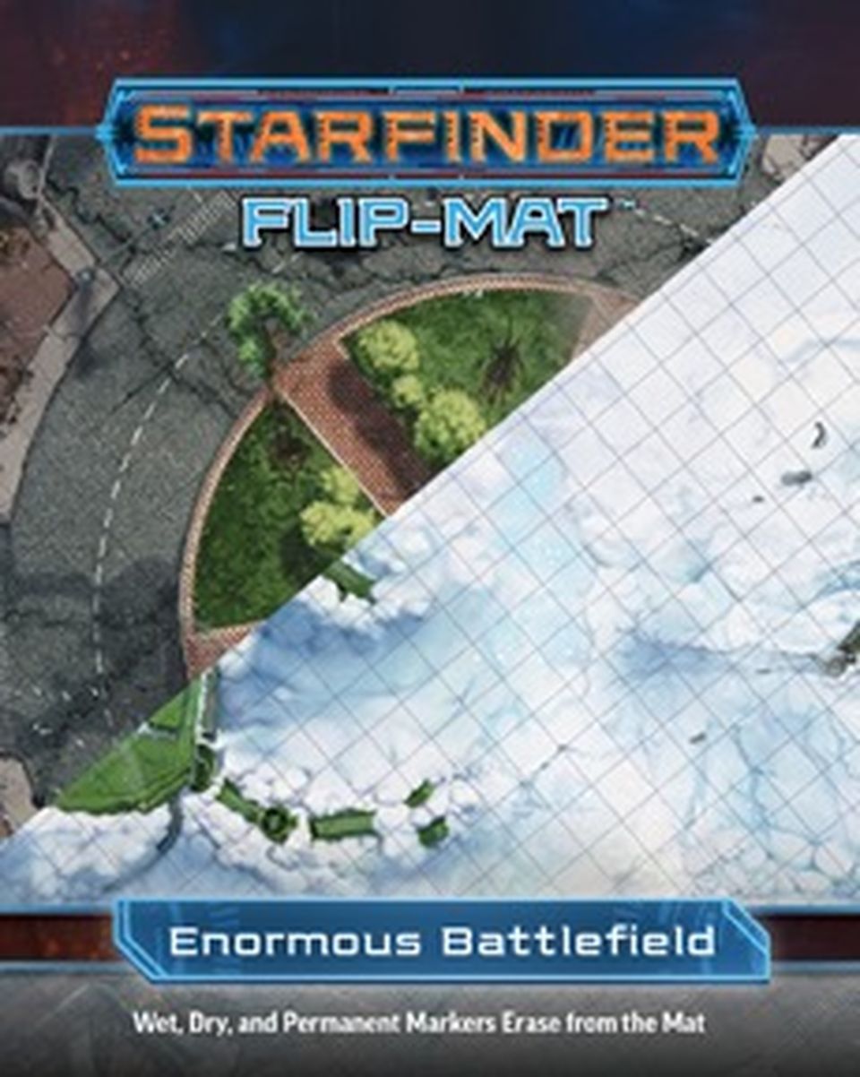 Starfinder Flip-Mat: Enormous Battlefield image