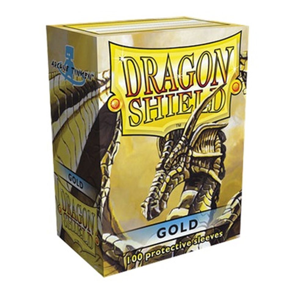 Protège-cartes Dragon Shield Gold Classic (100 standard 63x88 size sleeves) image