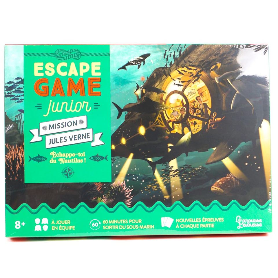 Escape Game Junior : Mission Jules Verne - Echappe-toi du Nautilus image