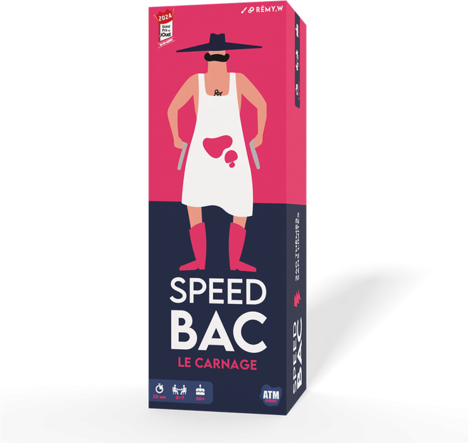 Speed Bac – Jeu De Société Adulte Rapide Et Délirant – 2 à 7 Joueurs – Idéal Pour Soirées Entre Amis
