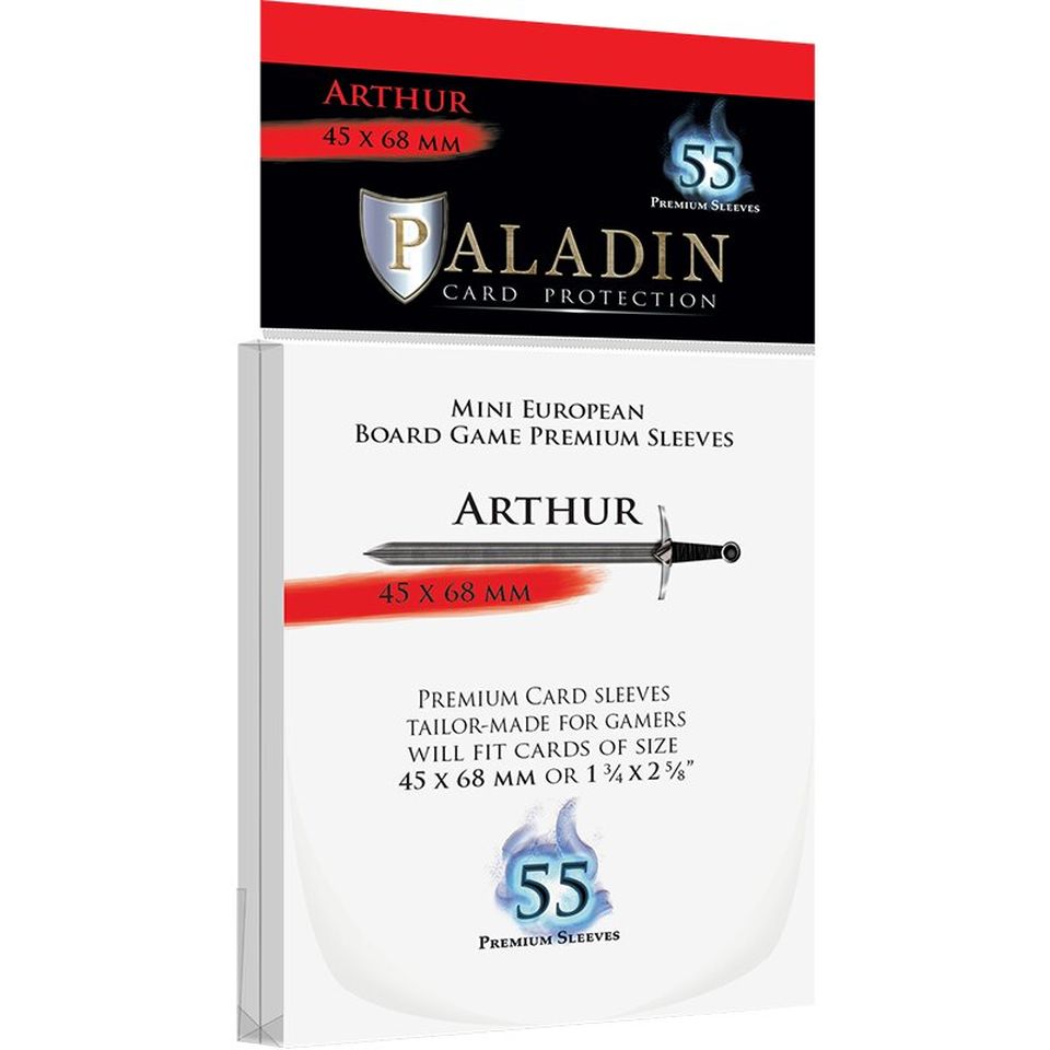 Protège-cartes : Paladin Arthur Premium Sleeves (45x68mm) image