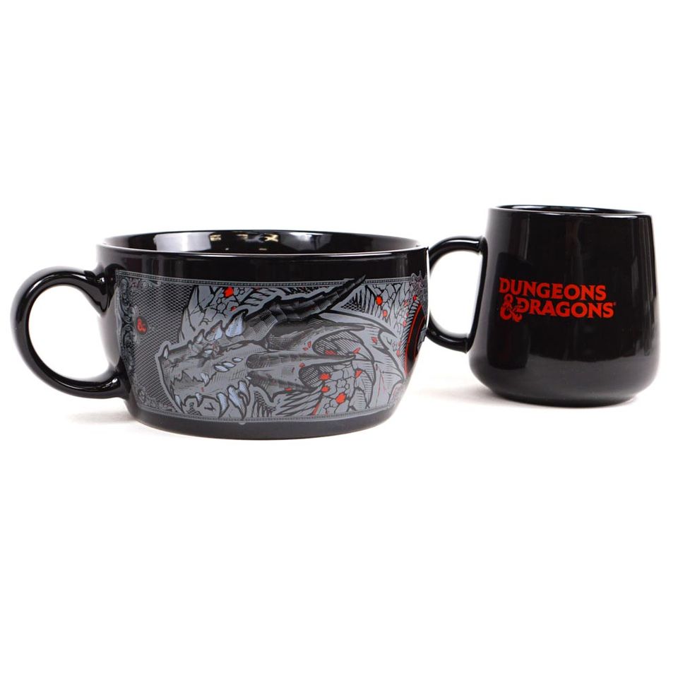 Dungeons & Dragons : Set Petit Déjeuner Mug + Bol - Logo image