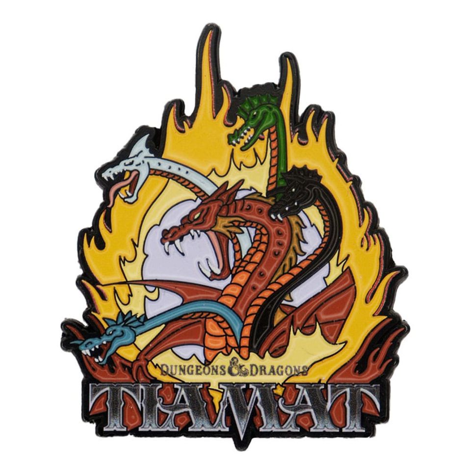 D&D: Dungeons & Dragons The Cartoon 40th Anniversary Tiamat pin image