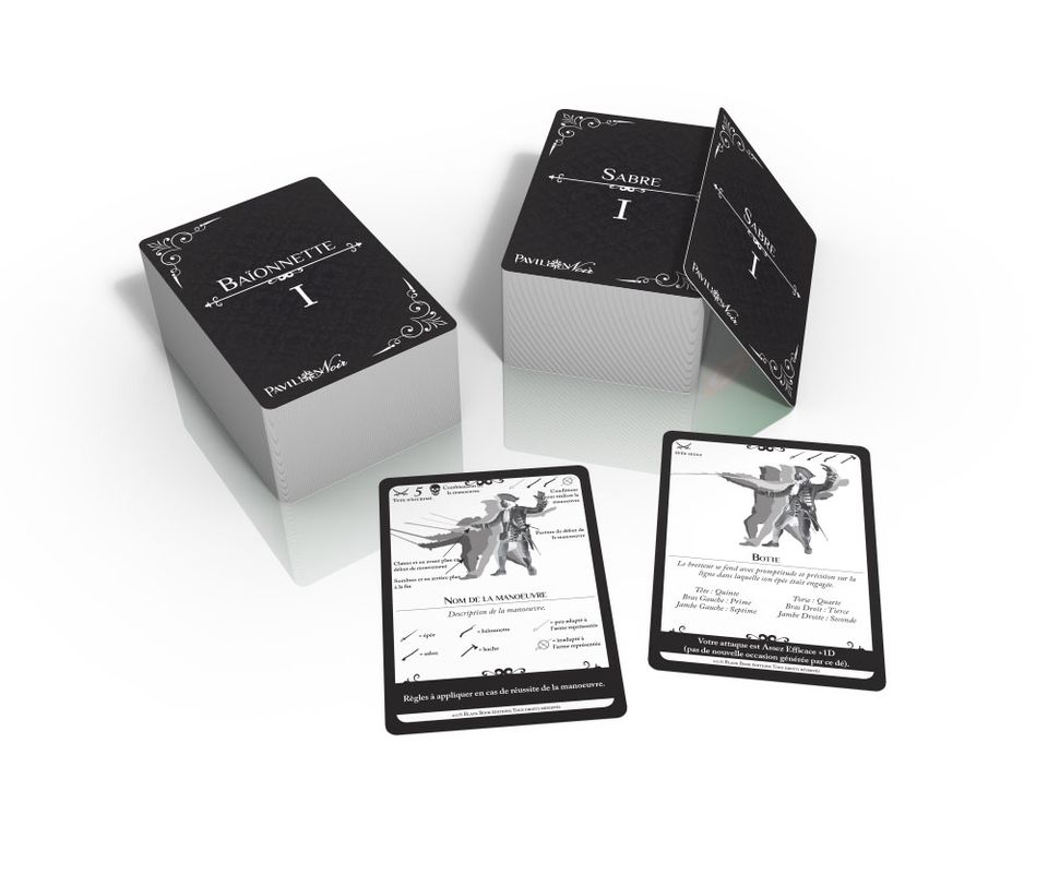 Pavillon Noir 2 - Cartes d'escrime, d'escrime bonus, de magie, bac à sable (planches) image