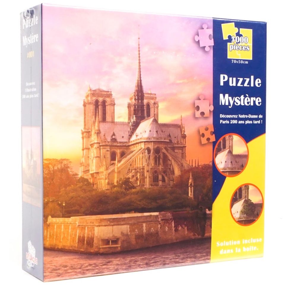 Puzzle Mystère - Notre Dame 200 ans plus tard image