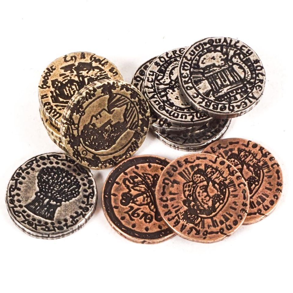 Legendary Metal Coins - Halfling coin set image