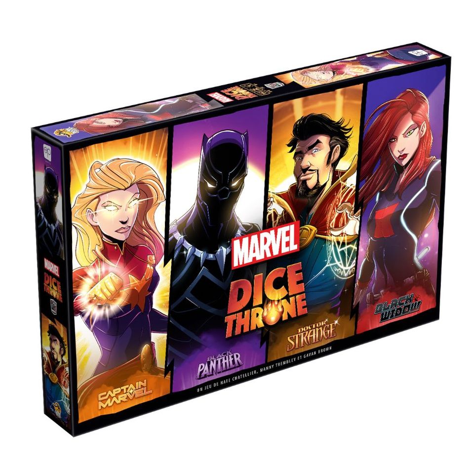 Dice Throne Marvel - Black Panther, Captain Marvel, Black Widow, Dr Strange image