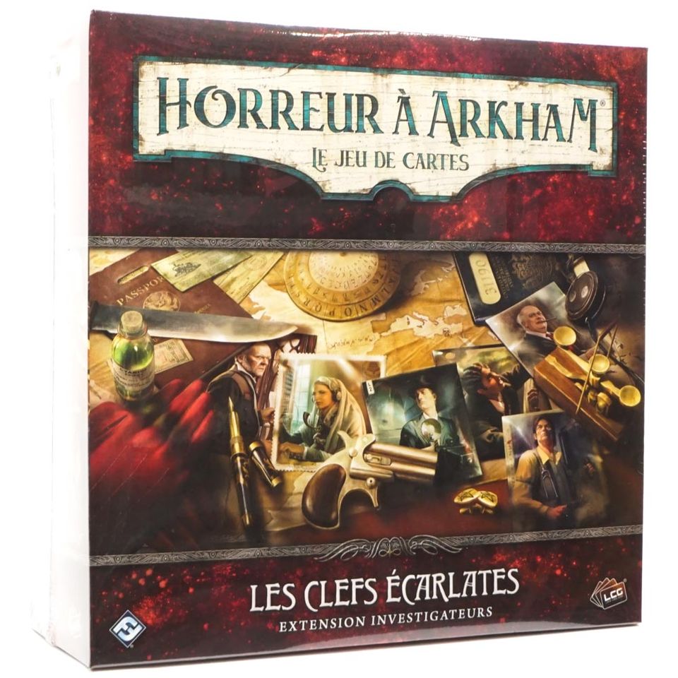 Horreur à Arkham Le jeu de cartes : Les Clefs Ecarlates (Extension Investigateurs) image