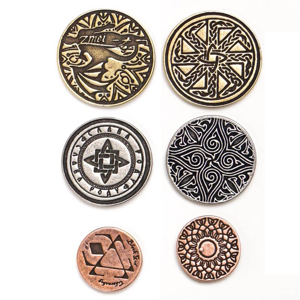 Legendary Metal Coins - Slavic Coin Set image