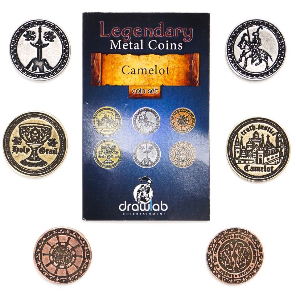 Legendary Metal Coins - Camelot coin set image