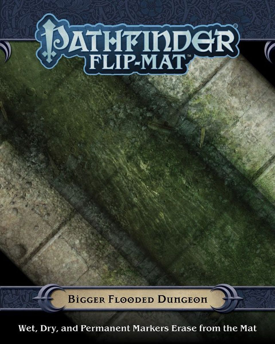 Pathfinder Flip-Mat: Bigger Flooded Dungeon image