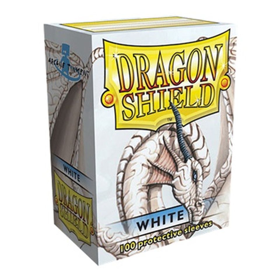 Protège-cartes - Dragon Shield White Classic (100 standard 63x88