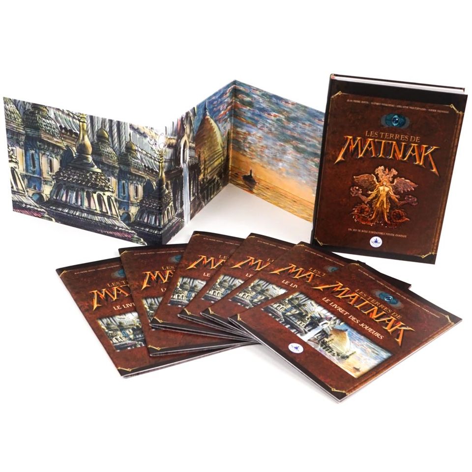 Les Terres de Matnak : Livre de base / Ecran / 6 x Livret des joueurs image