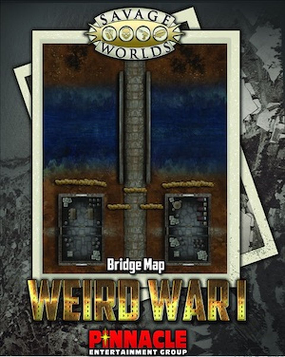 Weird War I Combat Map: Bridge + Trenches VO image