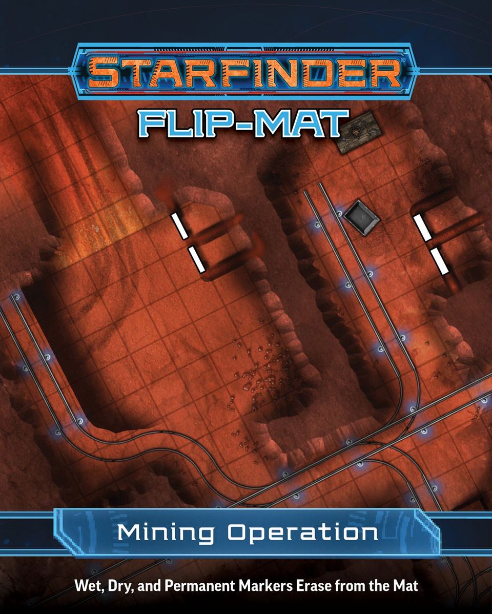 Starfinder Flip-Mat: Mining Operation image